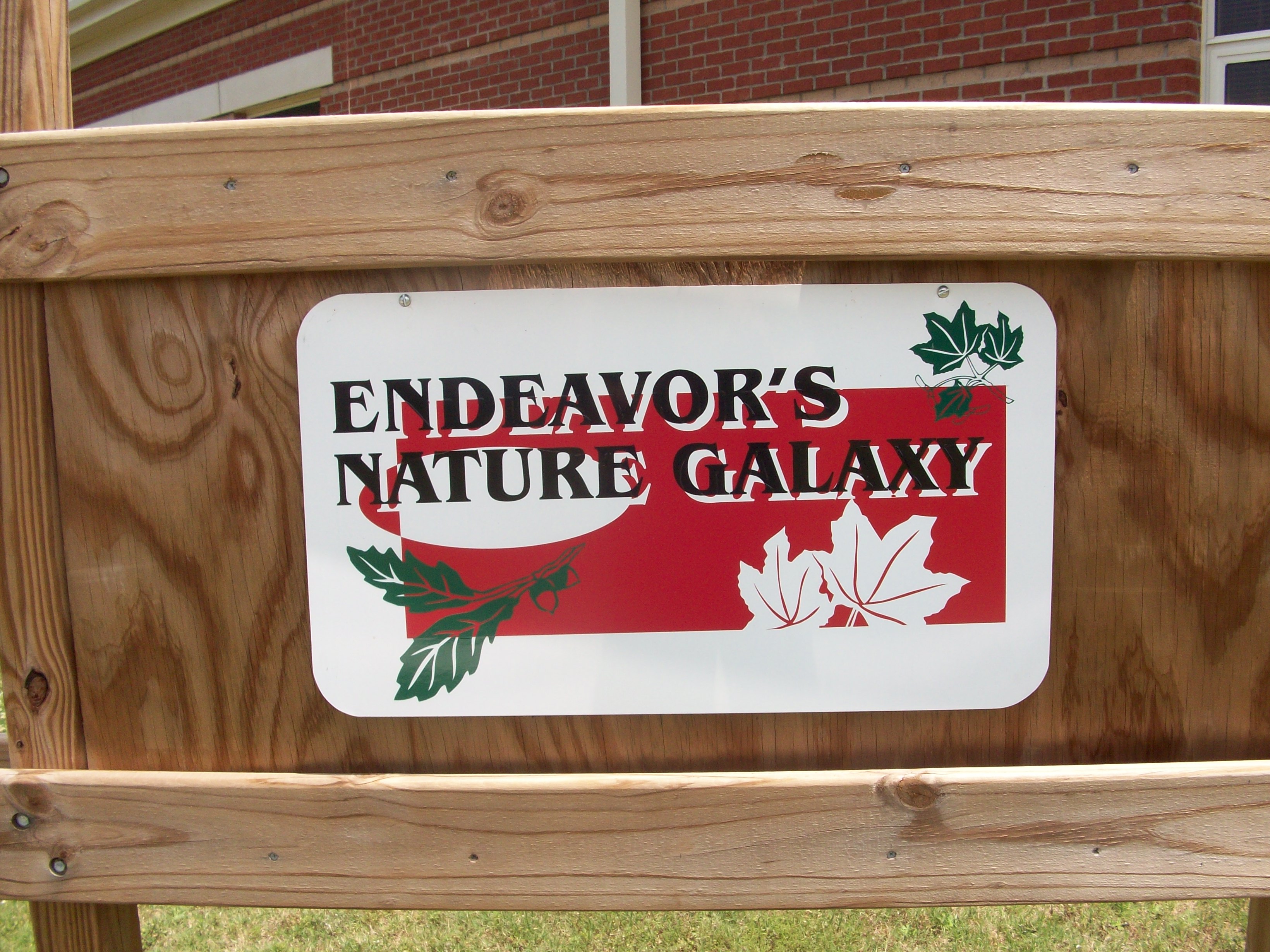 Endeavor Elementary Example Entrance Sign