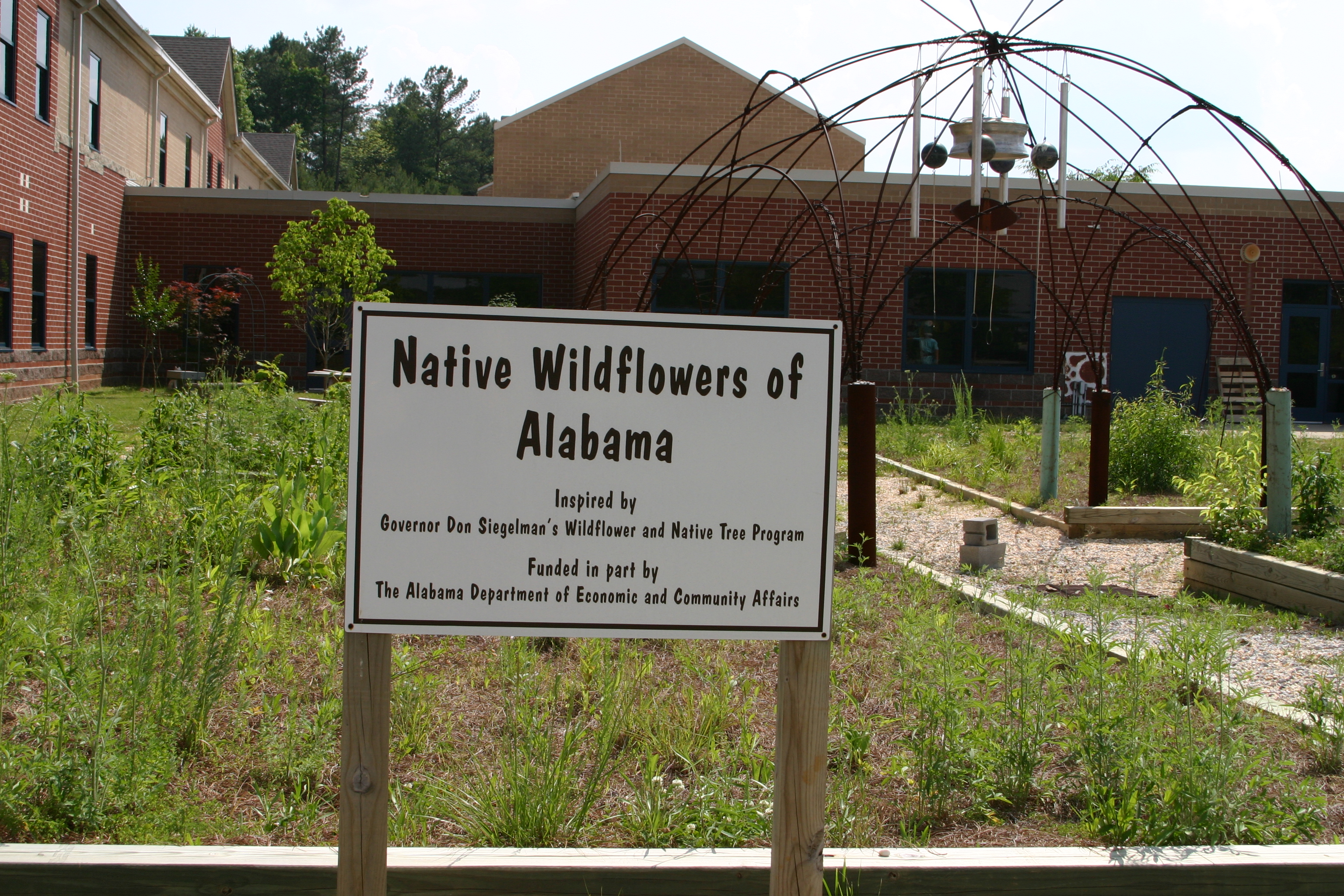 Native Wildflowers Garden Sign
